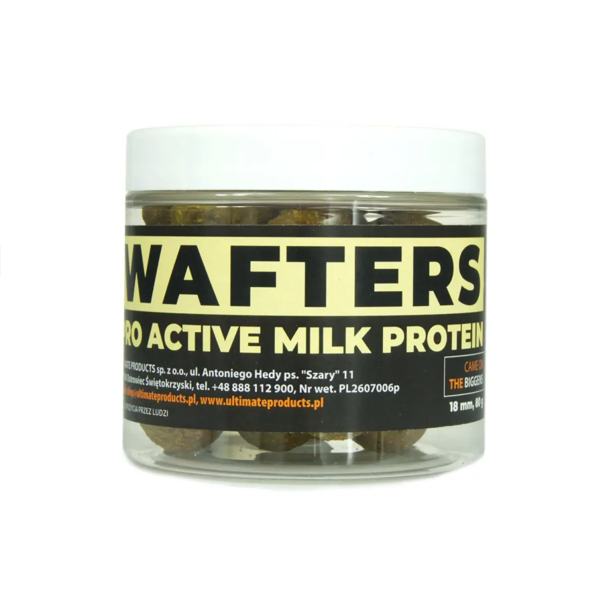 UltimateProducts Wafters - Pro Active Milk Proteintip wafters 18mm - EAN: 5903855432697