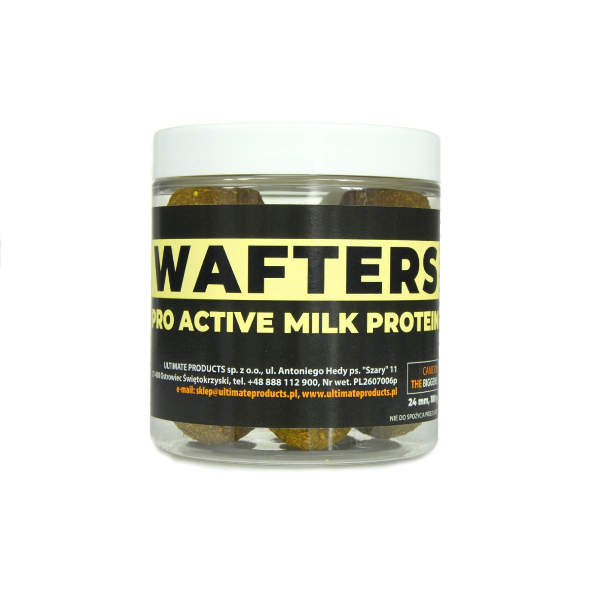 UltimateProducts Wafters - Pro Active Milk Proteinrodzaj wafters 24mm - EAN: 5903855432963