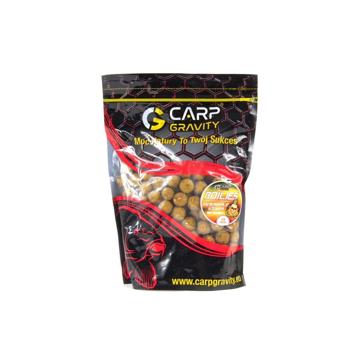 Carp Gravity Bio Secret Boilies - Pineapple Stormrozmiar 18mm / 1kg - MPN: BIK011 - EAN: 200000064136