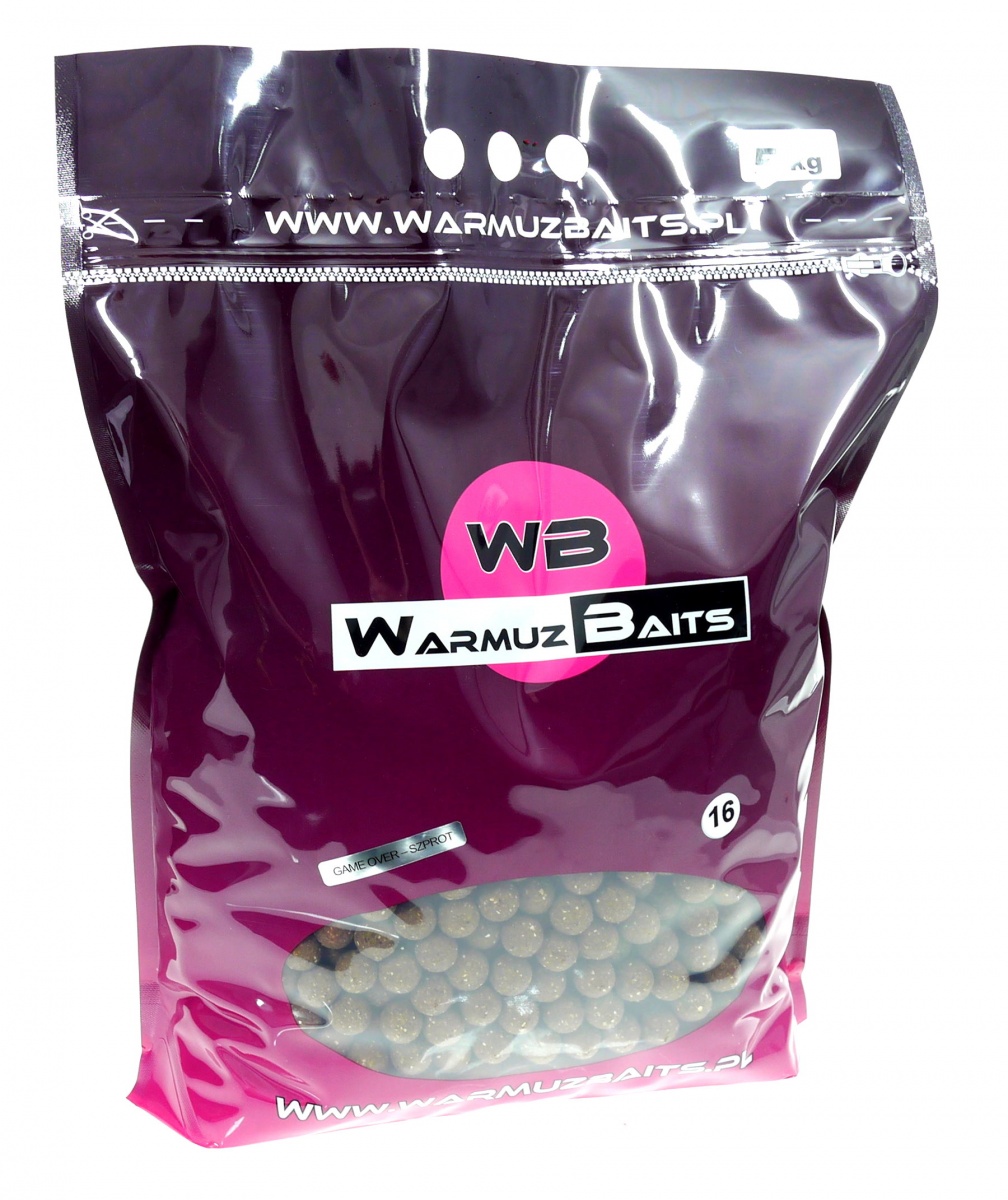 WarmuzBaits - Kulki zanętowe Game Over Szprotrozmiar 16 mm /5kg (worek) - MPN: 67069 - EAN: 5902537374133