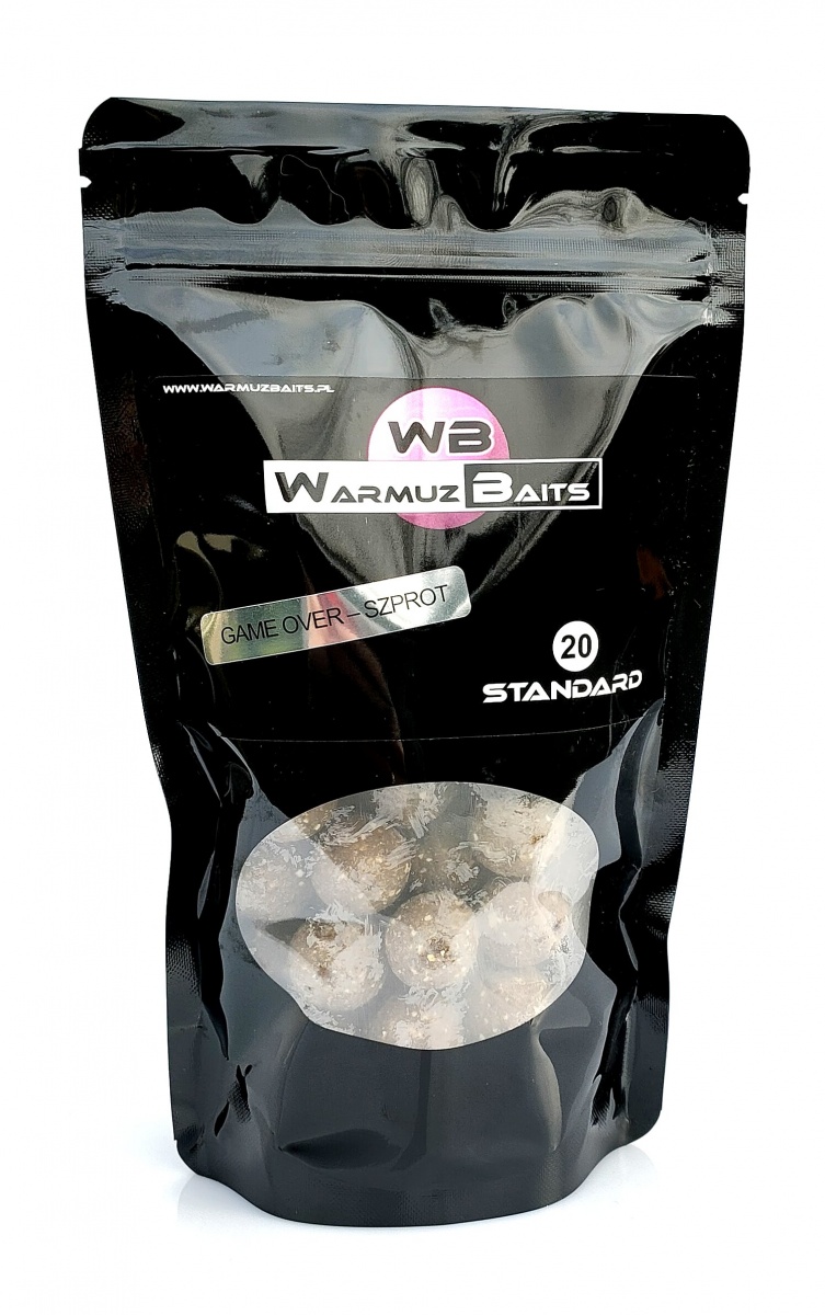 WarmuzBaits - Kulki zanętowe Game Over Szprotrozmiar 20 mm / 250g - MPN: 67074 - EAN: 5902537373952
