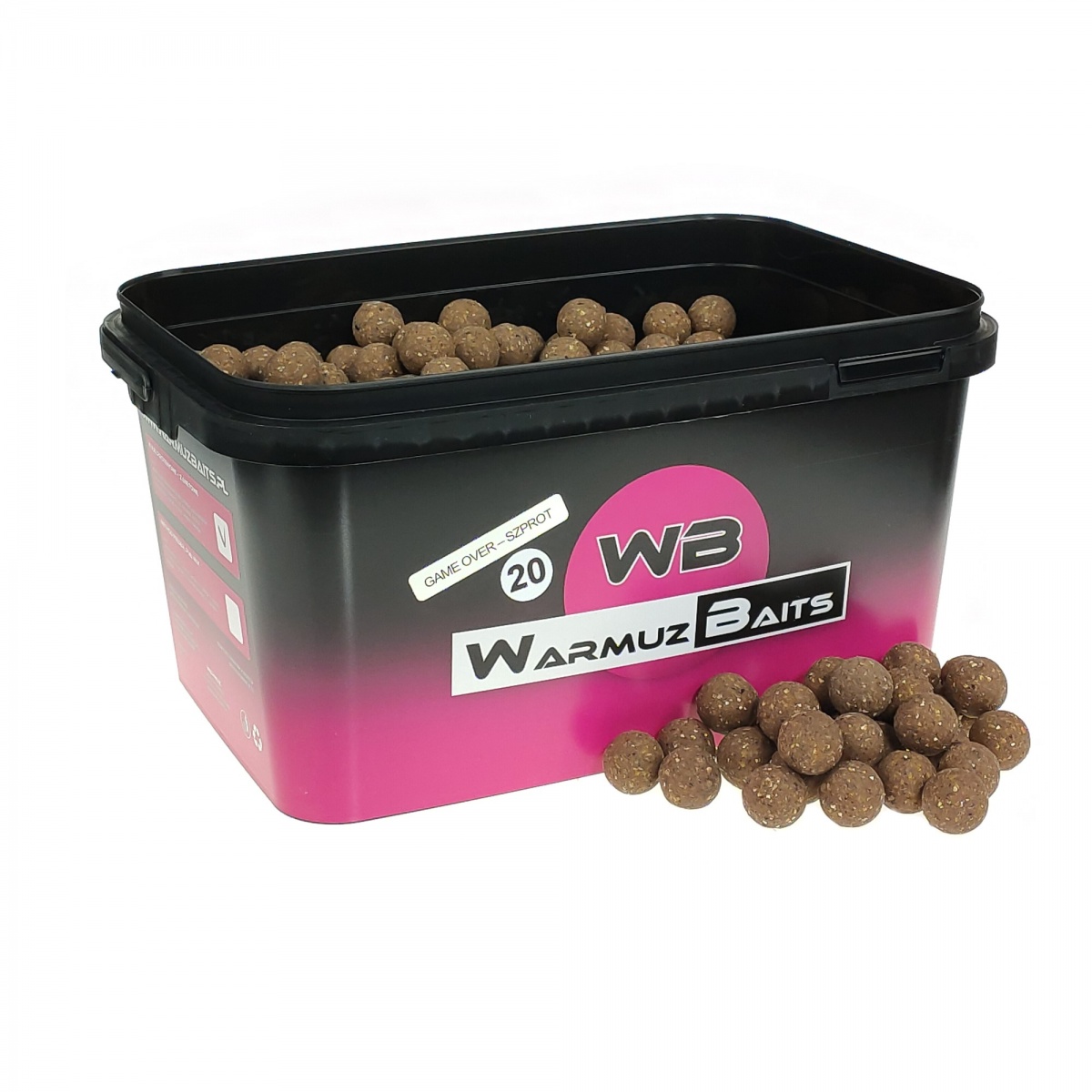WarmuzBaits - Kulki zanętowe Game Over Szprotrozmiar 20 mm / 3kg (wiadro) - MPN: 67066 - EAN: 5902537373976