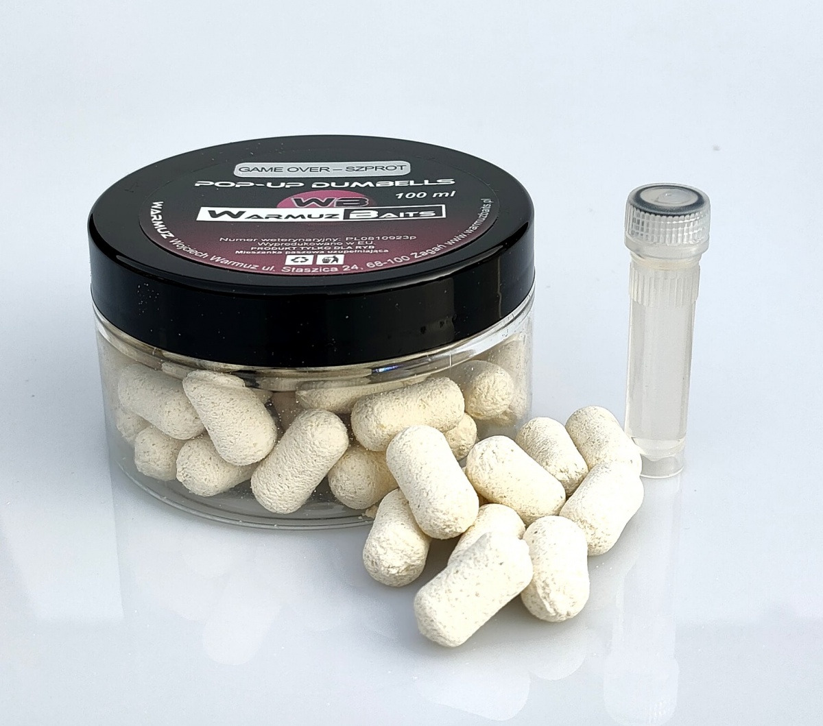 WarmuzBaits Pop-Up Game Over - Szprotrozmiar 10 mm dumbells / 100ml - MPN: 67077 - EAN: 5902537373884