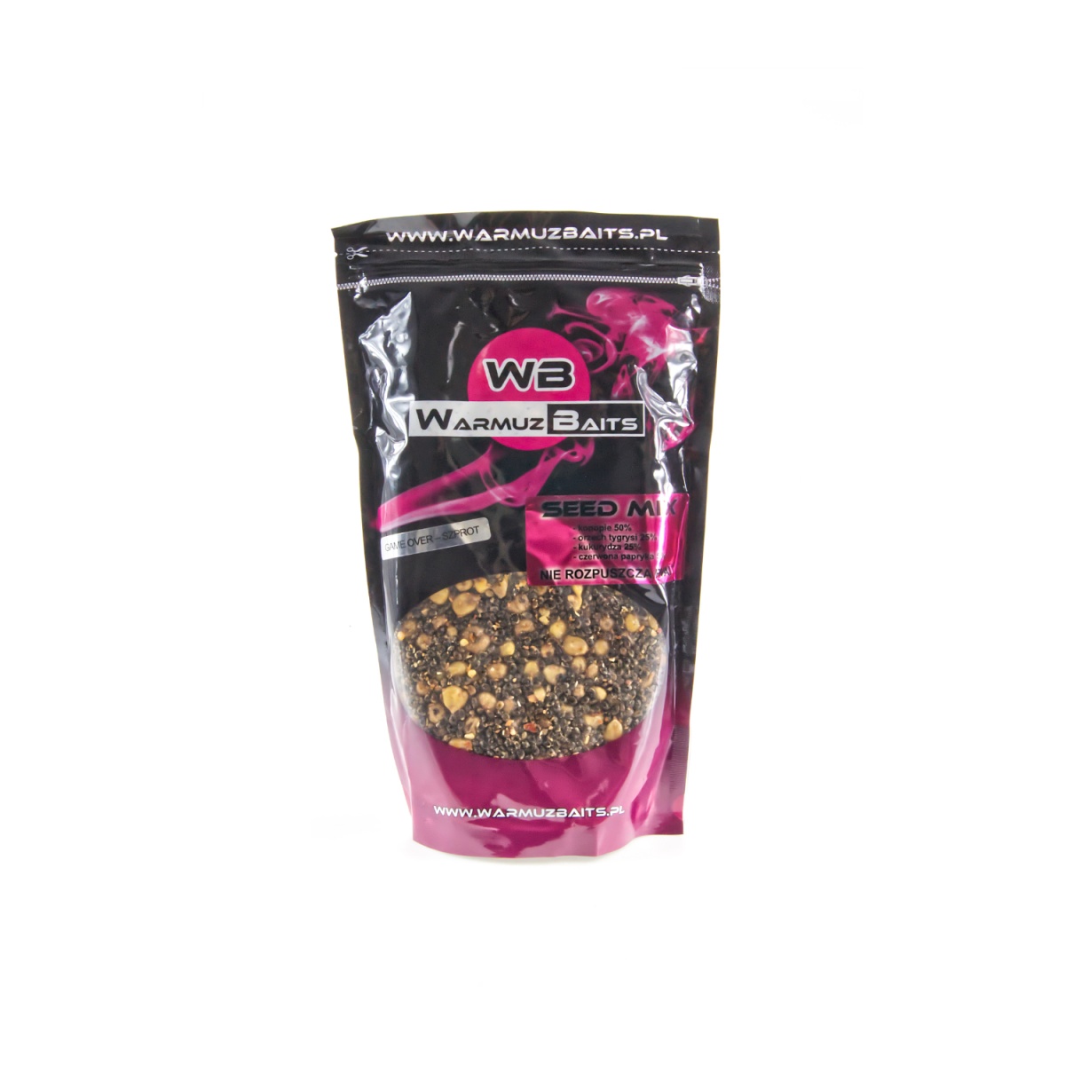 WarmuzBaits Seed Mix Game Over - Szprotopakowanie 900 g - MPN: 67093 - EAN: 5902537374171