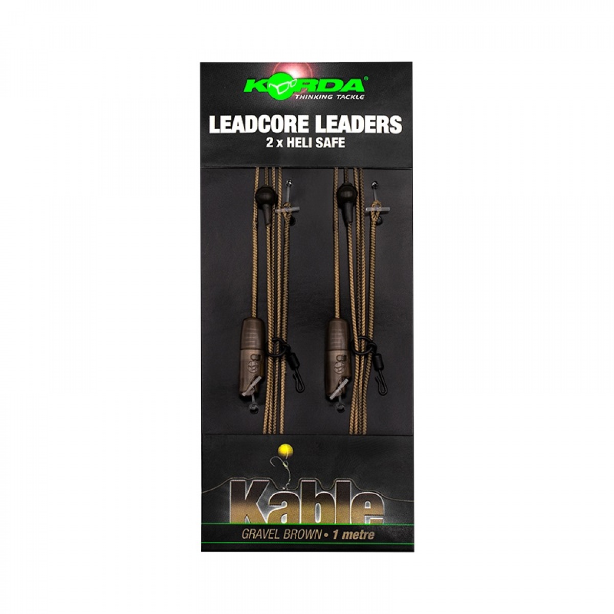 Korda Leadcore Leader Heli Safekolor Gravel (żwir) - MPN: LLHSG - EAN: 5060660633005