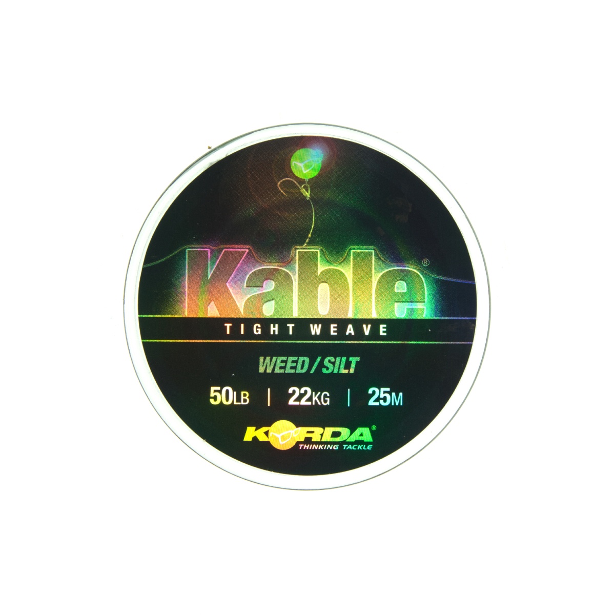 Korda Kable Tight Weave Leadcorerodzaj Weed/Silt / 25m - MPN: KAB004 - EAN: 5060660638574