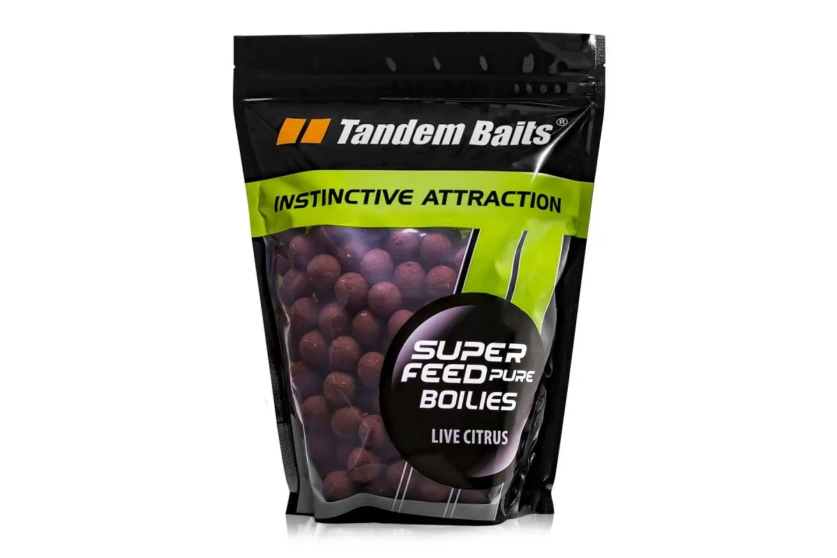 TandemBaits SuperFeed Pure Boilies - Live Citrusmărimea 18 mm / 1 kg - MPN: 26403 - EAN: 5907666656846