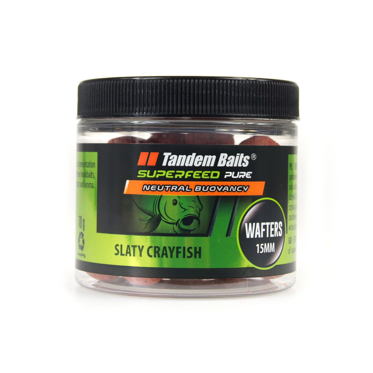 TandemBaits SuperFeed Pure Wafters - Slaty Crayfishrozmiar 15 mm / 70g - MPN: 26426 - EAN: 5907666656952