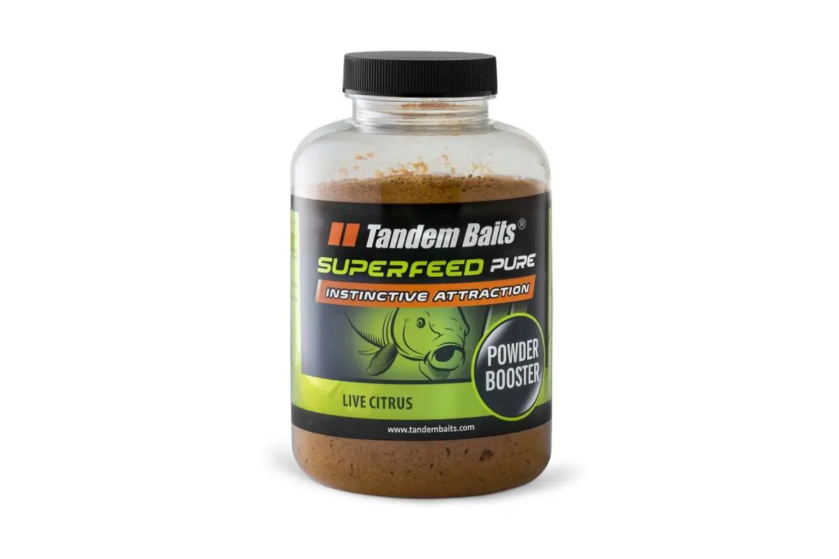 TandemBaits SuperFeed Pure Powder Booster - Live Citrusambalaj 200g - MPN: 26459 - EAN: 5907666691489