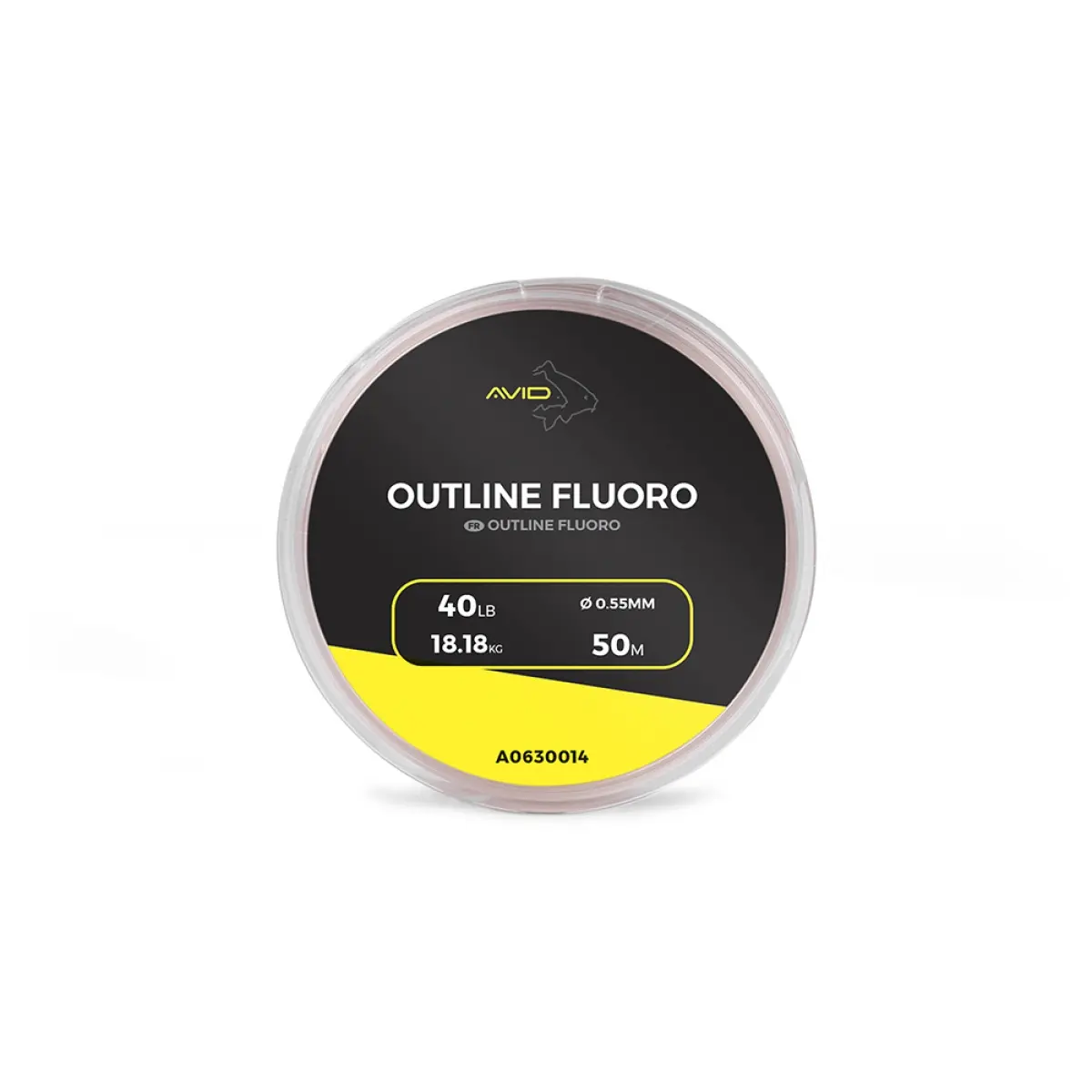 Avid Carp Outline Fluoro 40lb (0.55mm)size 40lb (0.55mm) - MPN: A0630014 - EAN: 5056317718317