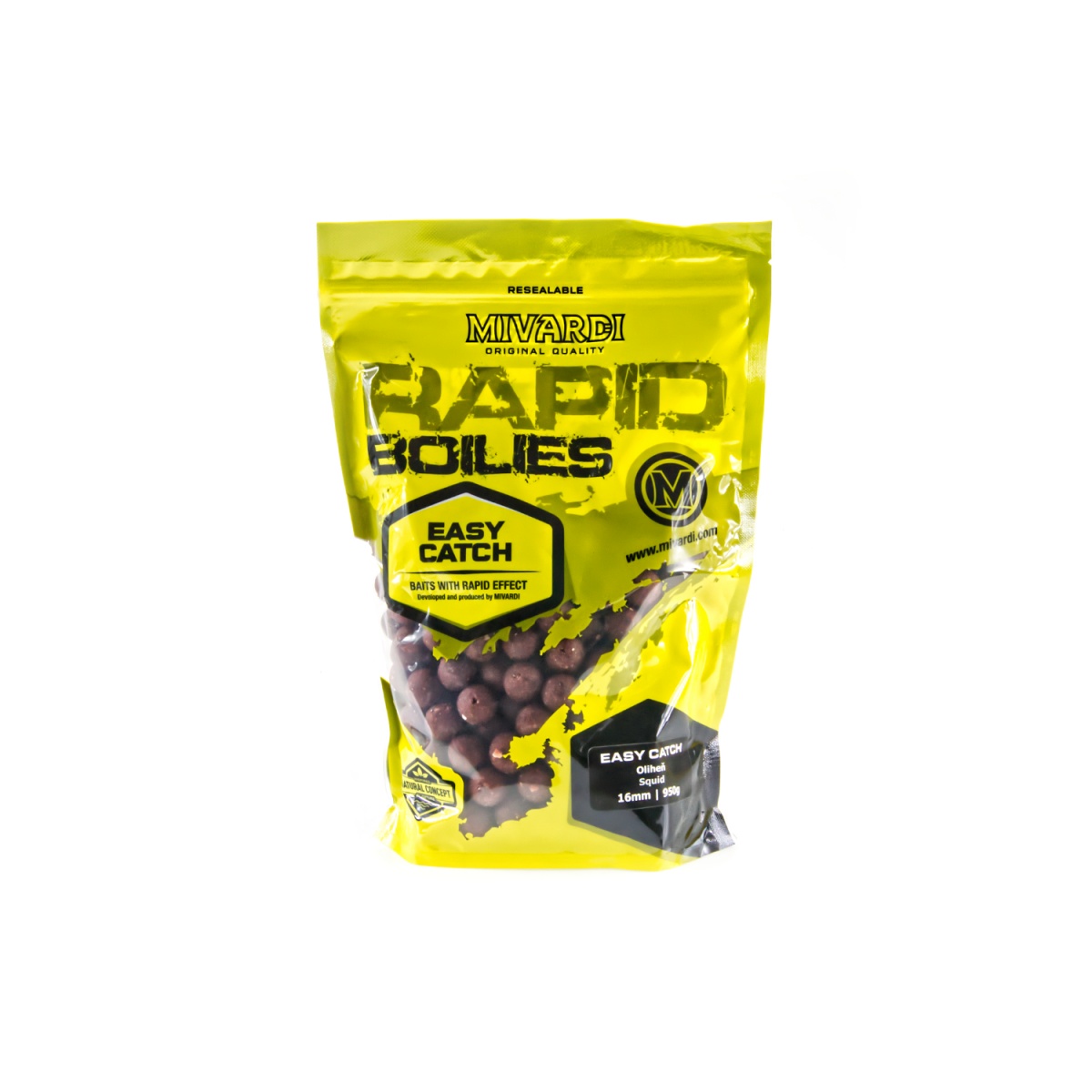 Mivardi Rapid Boilies Easy Catch - Squidrozmiar 16mm /950g - MPN: M-RABOEASQU0916 - EAN: 8595712418417