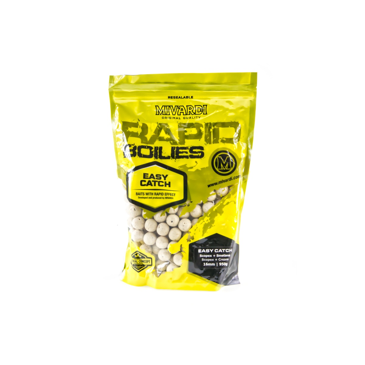 Mivardi Rapid Boilies Easy Catch - Scopex Creamrozmiar 16mm /950g - MPN: M-RABOEASCC0916 - EAN: 8595712418479