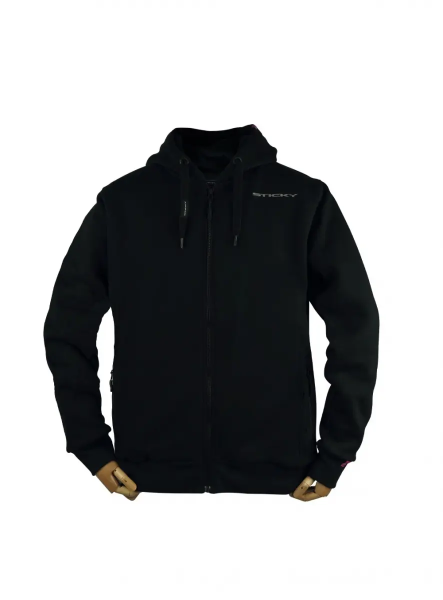 StickyBaits Black Hood Zip MGröße M - MPN: BHZM - EAN: 71983338727