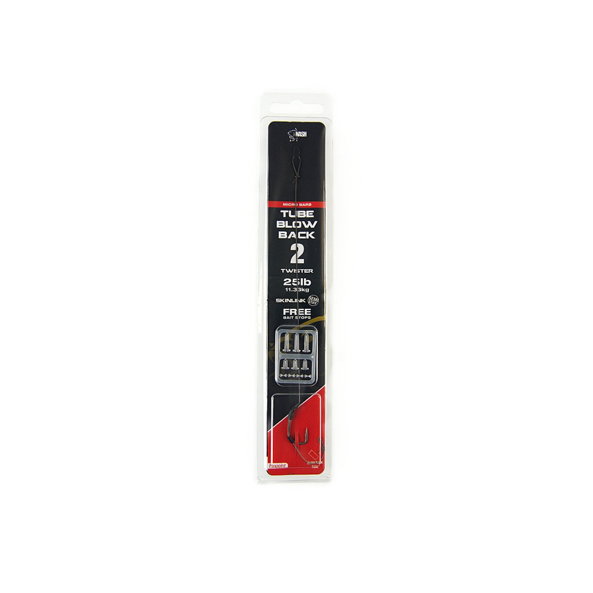Nash Ready Rigs Tube Blow Back Rig (Micro Barb)rozmiar 2 - MPN: T6337 - EAN: 5055108963370