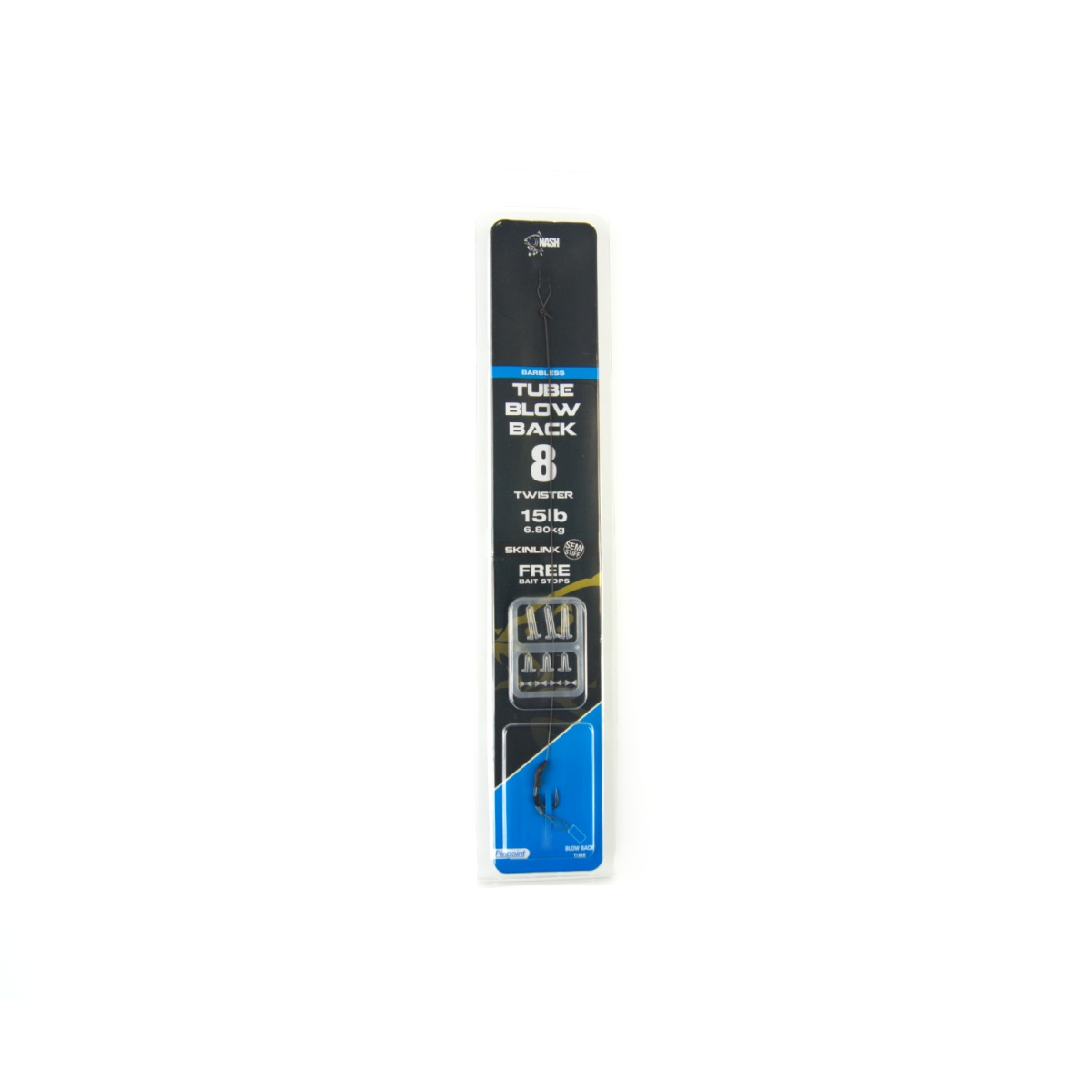Nash Ready Rigs Tube Blow Back Rig (Barbless)rozmiar 8 (bezzadziorowy) - MPN: T6343 - EAN: 5055108963431