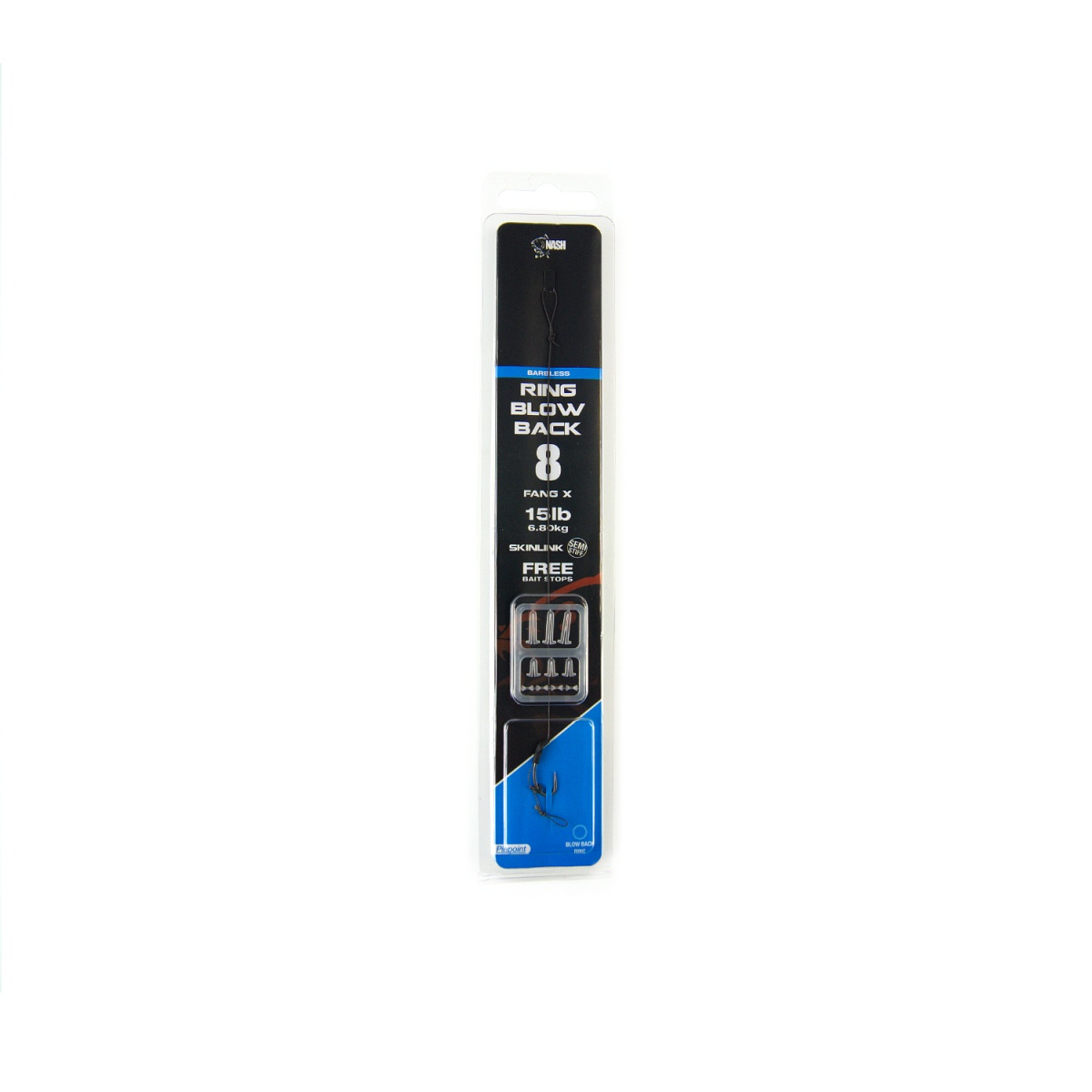 Nash Ready Rigs Ring Blow Back Rig (Barbless)rozmiar 8 (bezzadziorowy) - MPN: T6368 - EAN: 5055108963684