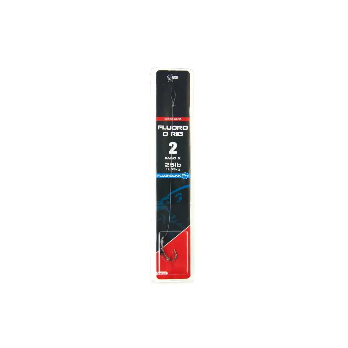 Nash Ready Rigs Fluoro D-Rig (Micro Barb)misurare 2 - MPN: T6369 - EAN: 5055108963691