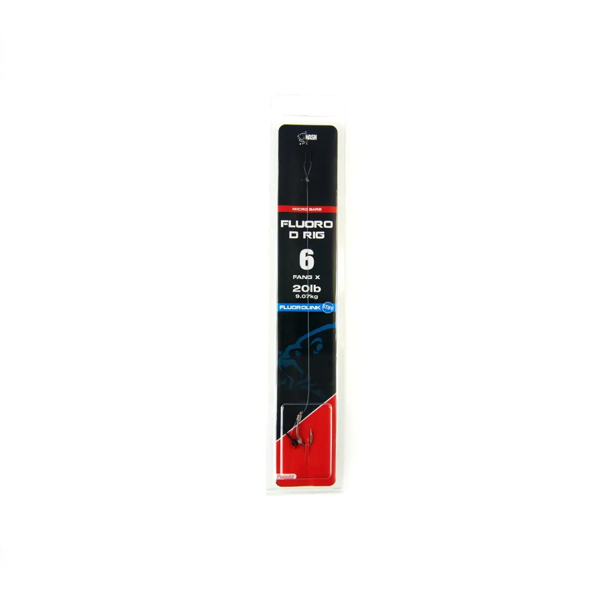 Nash Ready Rigs Fluoro D-Rig (Micro Barb)misurare 6 - MPN: T6371 - EAN: 5055108963714