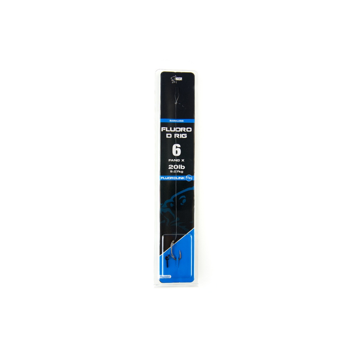Nash Ready Rigs Fluoro D-Rig (Barbless)rozmiar 6 (bezzadziorowy) - MPN: T6374 - EAN: 5055108963745
