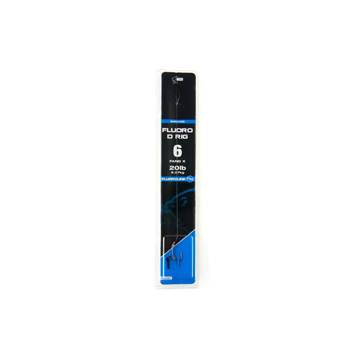 Nash Ready Rigs Fluoro D-Rig (Barbless)dydis 6 (bezzadziorowy) - MPN: T6374 - EAN: 5055108963745