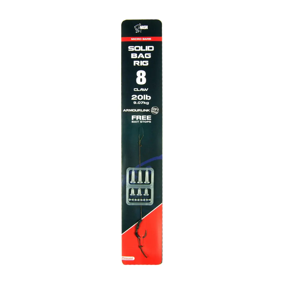 Nash Ready Rigs Solid Bag Rig (Micro Barb)velikost 8 - MPN: T6378 - EAN: 5055108963783