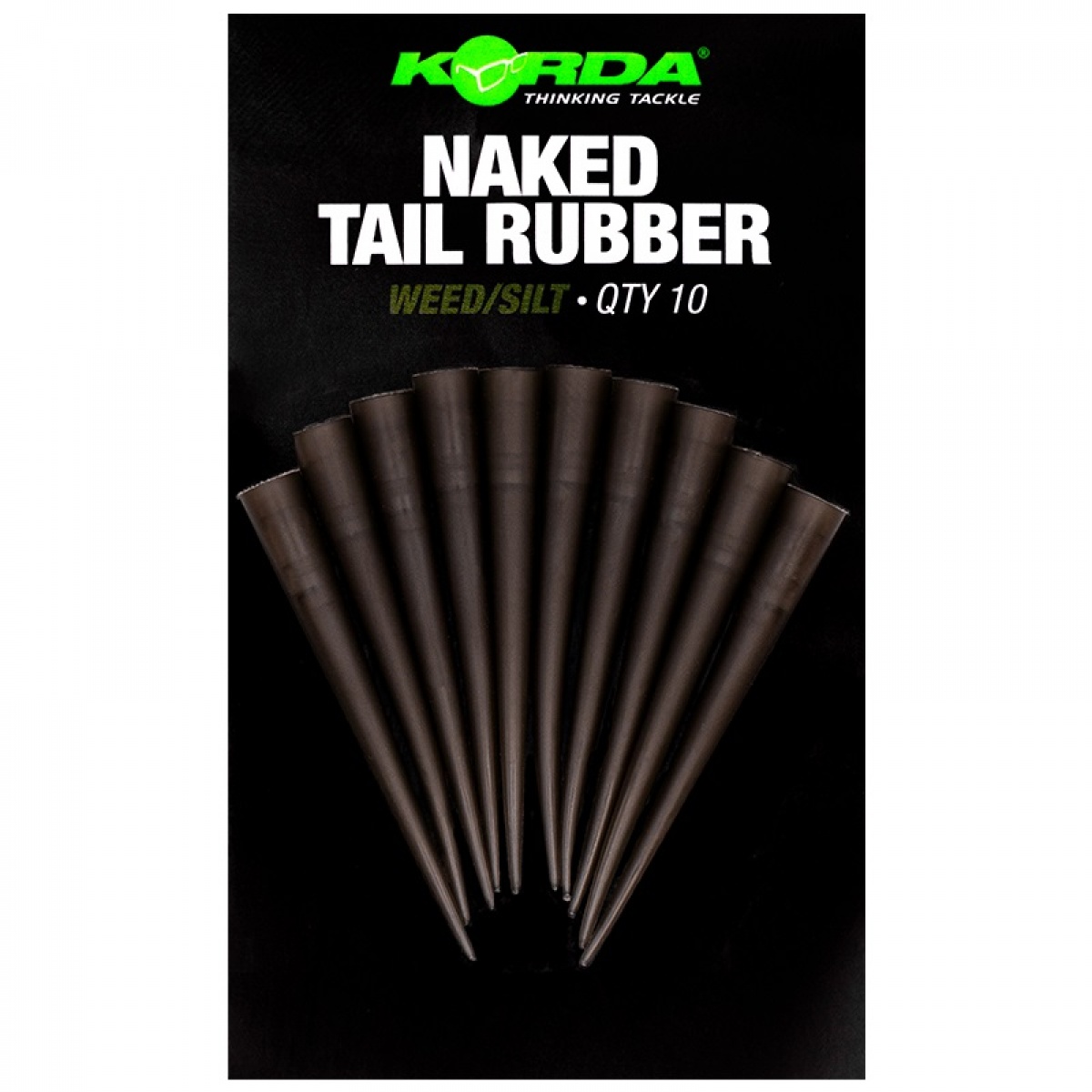 Korda Naked Tail Rubber kolor Weed/Silt (roślinność/muł) - MPN: KNRW - EAN: 5060929022342