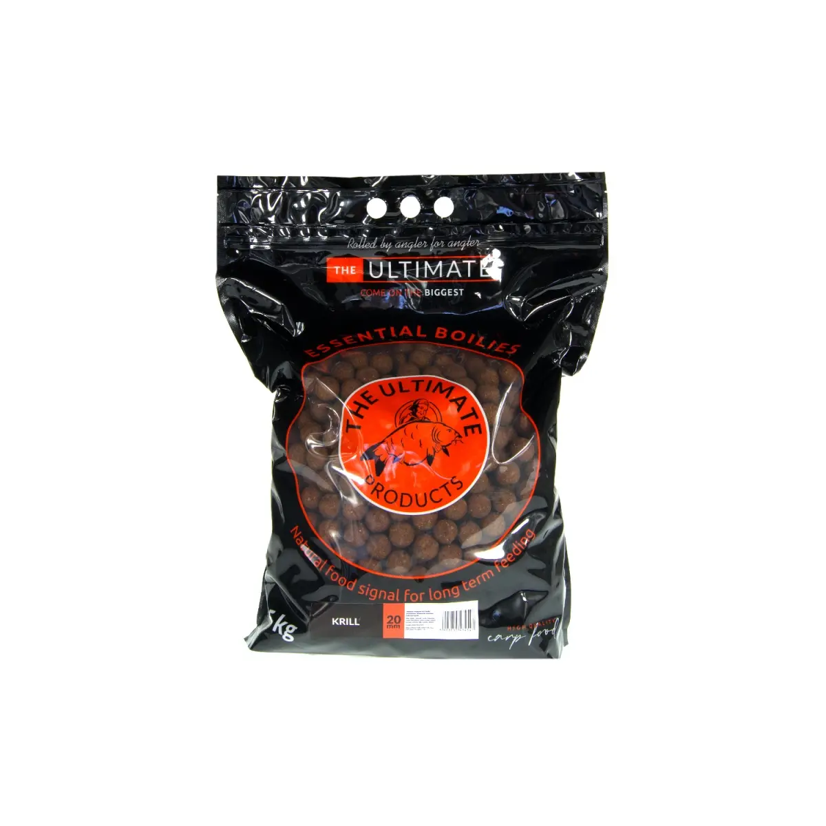 UltimateProducts Essential Boilies Krillméret 20mm / 5kg - EAN: 5903855434547