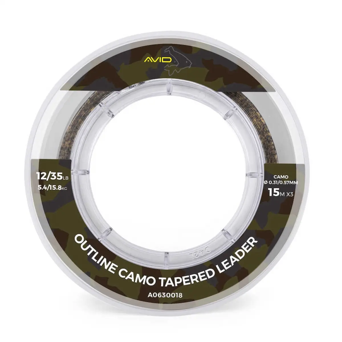 Avid Carp Outline Camo Tapered Leadersdiámetro 0.31mm/0.57mm - MPN: A0630018 - EAN: 5056317720778