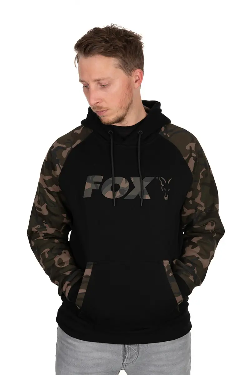 Fox Black/CAMO Raglan Hoody Msize M - MPN: CFX189 - EAN: 5056212167937