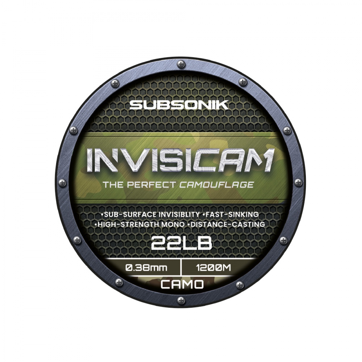 Sonik Subsonik Invisicam Monorodzaj 0.38mm / 22lb - MPN: RC0047 - EAN: 5055279524615