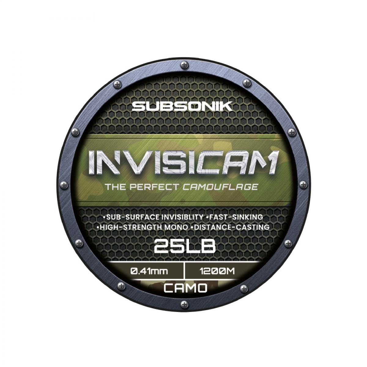 Sonik Subsonik Invisicam Monorodzaj 0.41mm / 25lb - MPN: RC0048 - EAN: 5055279524622