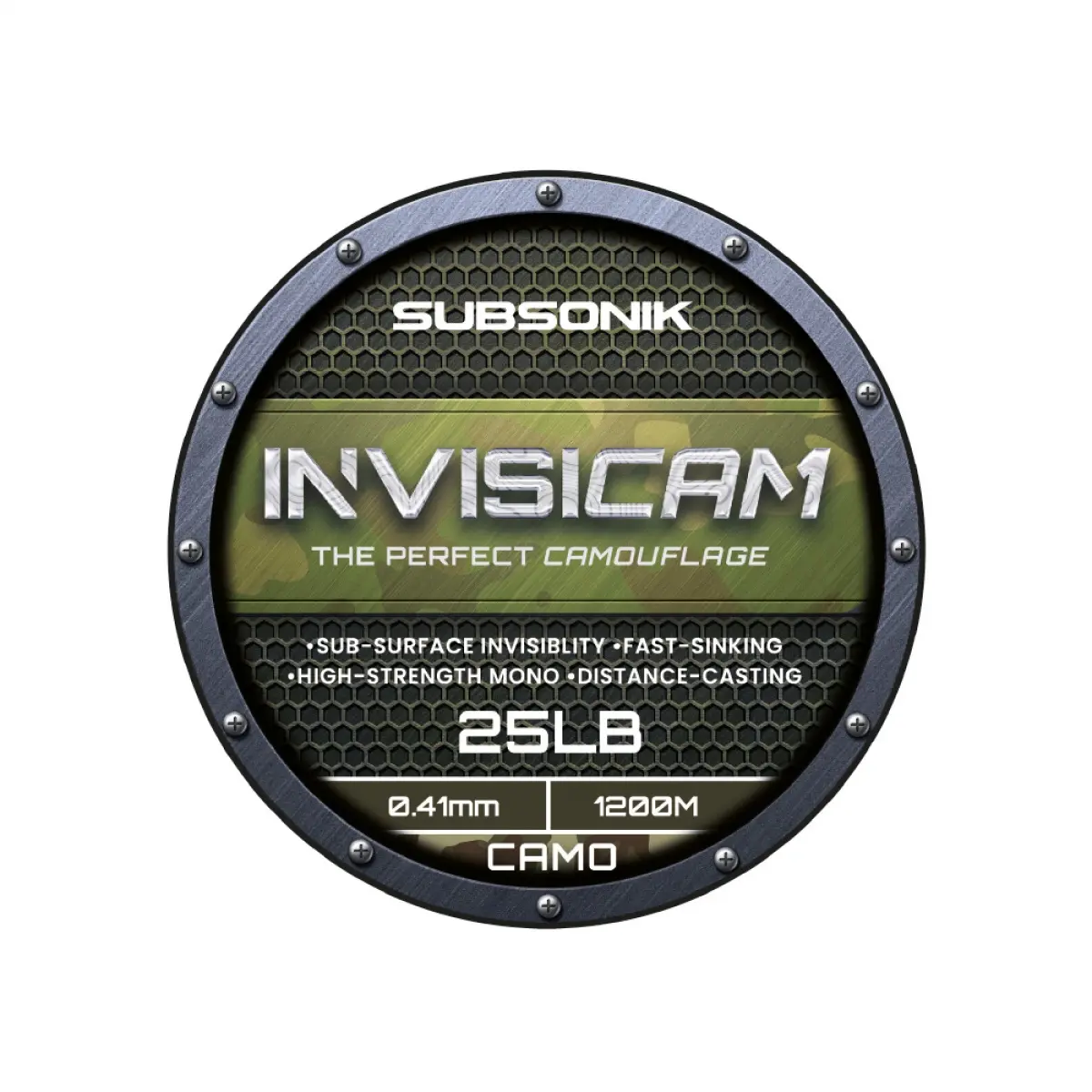 Sonik Subsonik Invisicam Monotip 0.41mm / 25lb - MPN: RC0048 - EAN: 5055279524622
