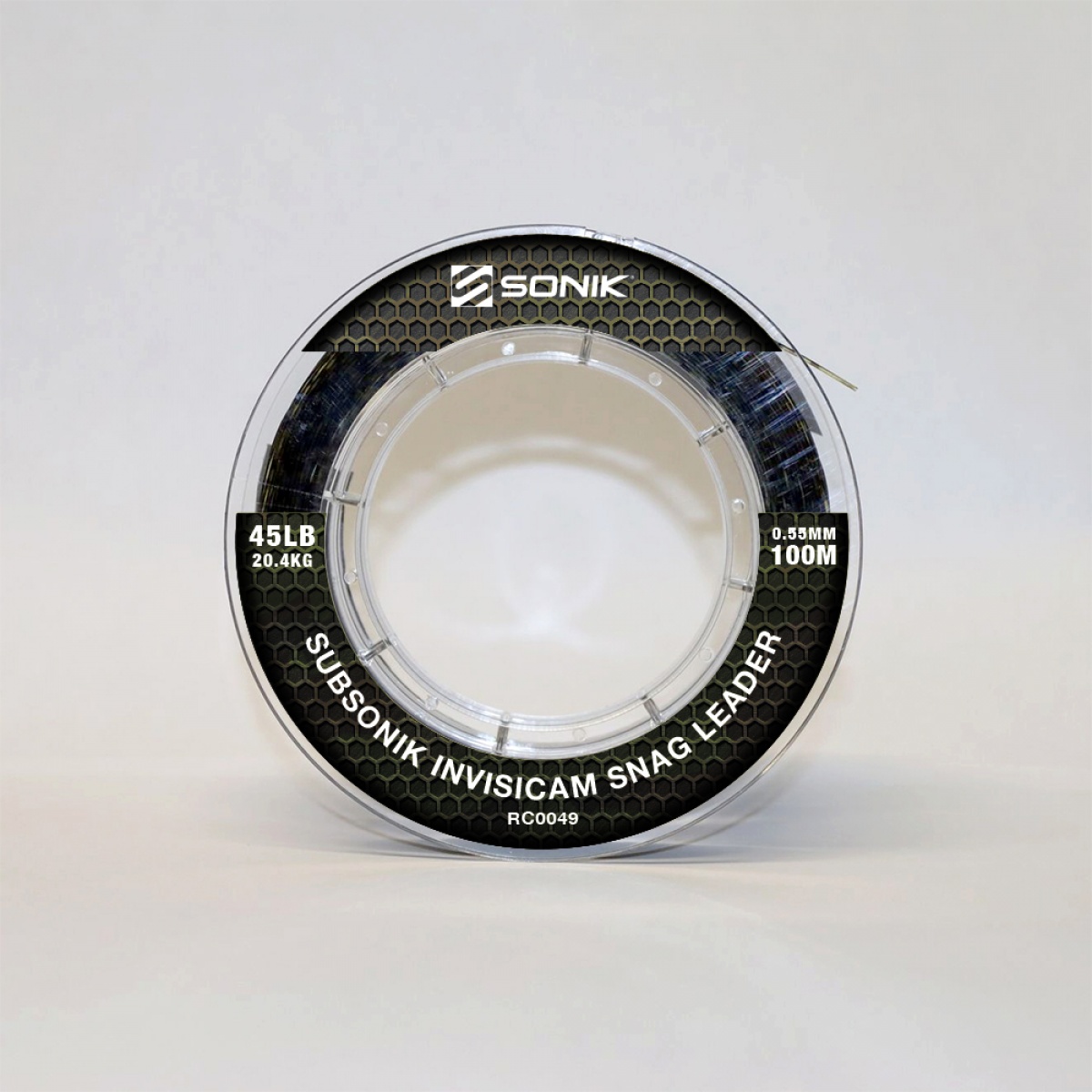 Sonik Subsonik Invisicam Snag Leaderrodzaj 0.55mm / 45lb - MPN: RC0049 - EAN: 5055279524639