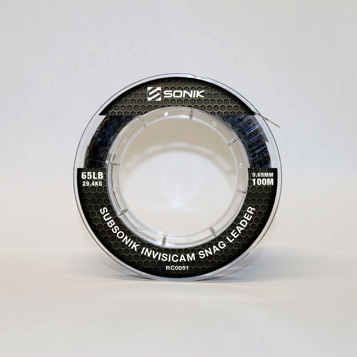 Sonik Subsonik Invisicam Snag Leaderrodzaj 0.65mm / 65lb - MPN: RC0051 - EAN: 5055279524653