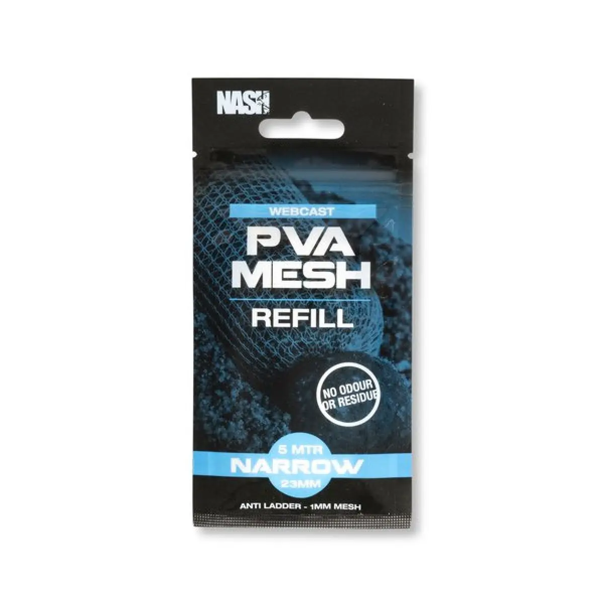 Nash Webcast PVA Refill Narrow (model 2023)mărimea 23mm x 5m (Îngust) - MPN: T8667 - EAN: 5055108986676