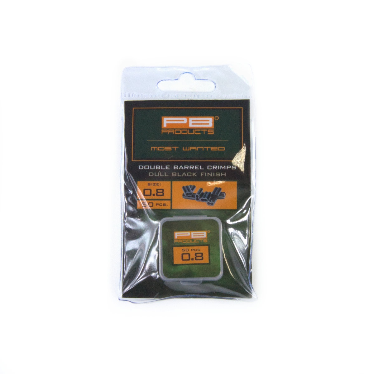PB Double Barrel Crimpsrozmiar 0.8mm - MPN: 27204 - EAN: 8717524272043