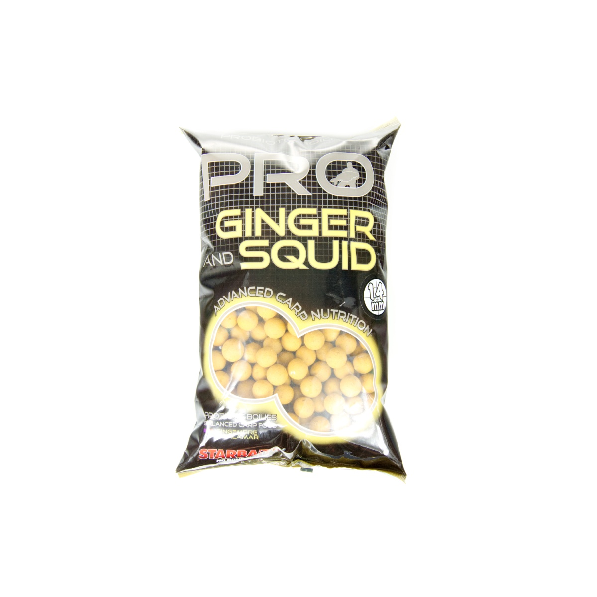 Starbaits Probiotic Ginger Squid Boiliesopakowanie 14mm / 1kg - MPN: 79268 - EAN: 3297830792688