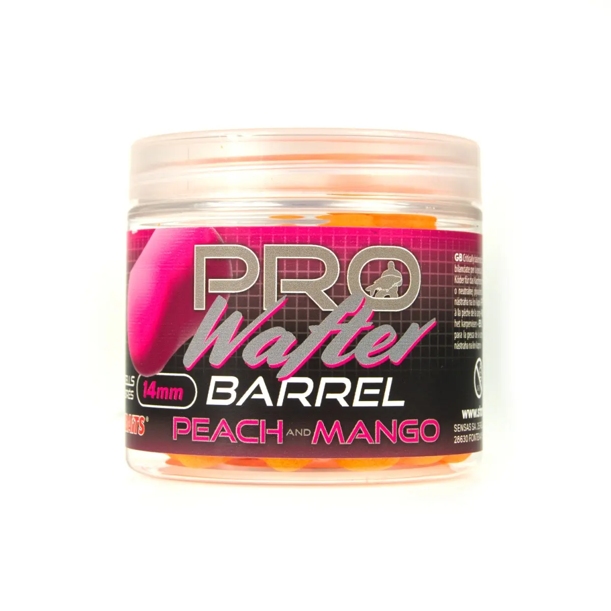 Starbaits Probiotic Peach and Mango Barrel Waftersrozmiar 14mm - MPN: 43504 - EAN: 3297830435042