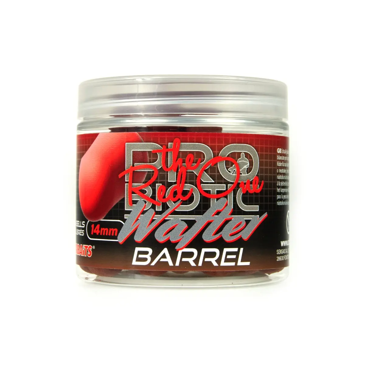 Starbaits Probiotic Red One Barrel Waftersrozmiar 14mm - MPN: 43537 - EAN: 3297830435370