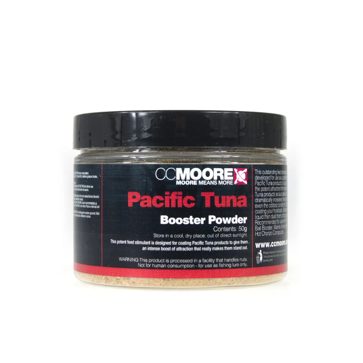 CcMoore Booster Powder Pacific Tuna ambalaj 50g - MPN: 90100 - EAN: 634158436291