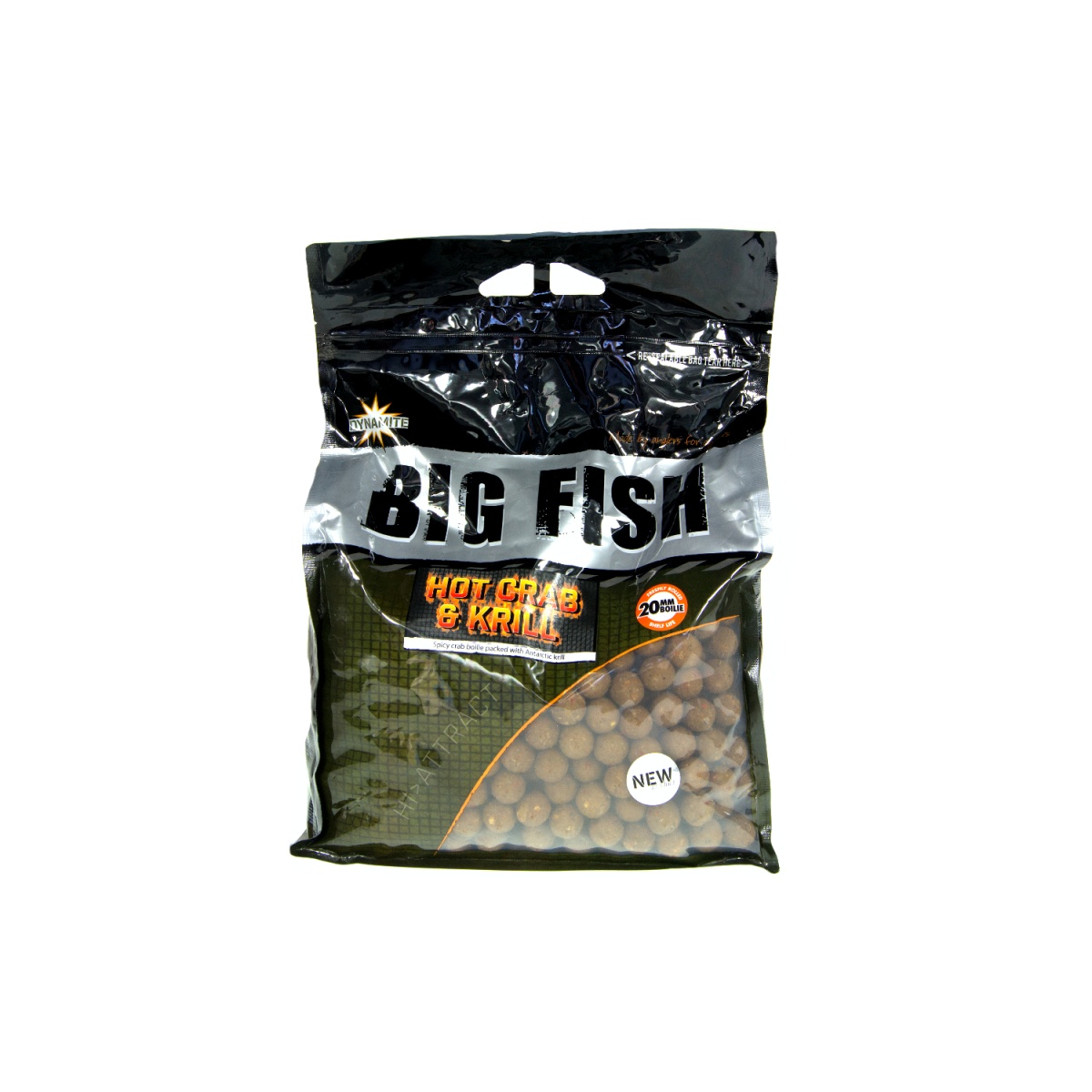 DynamiteBaits Hot Crab & Krill Boiliesrozmiar 20mm / 5kg - MPN: DY1645 - EAN: 5031745226641