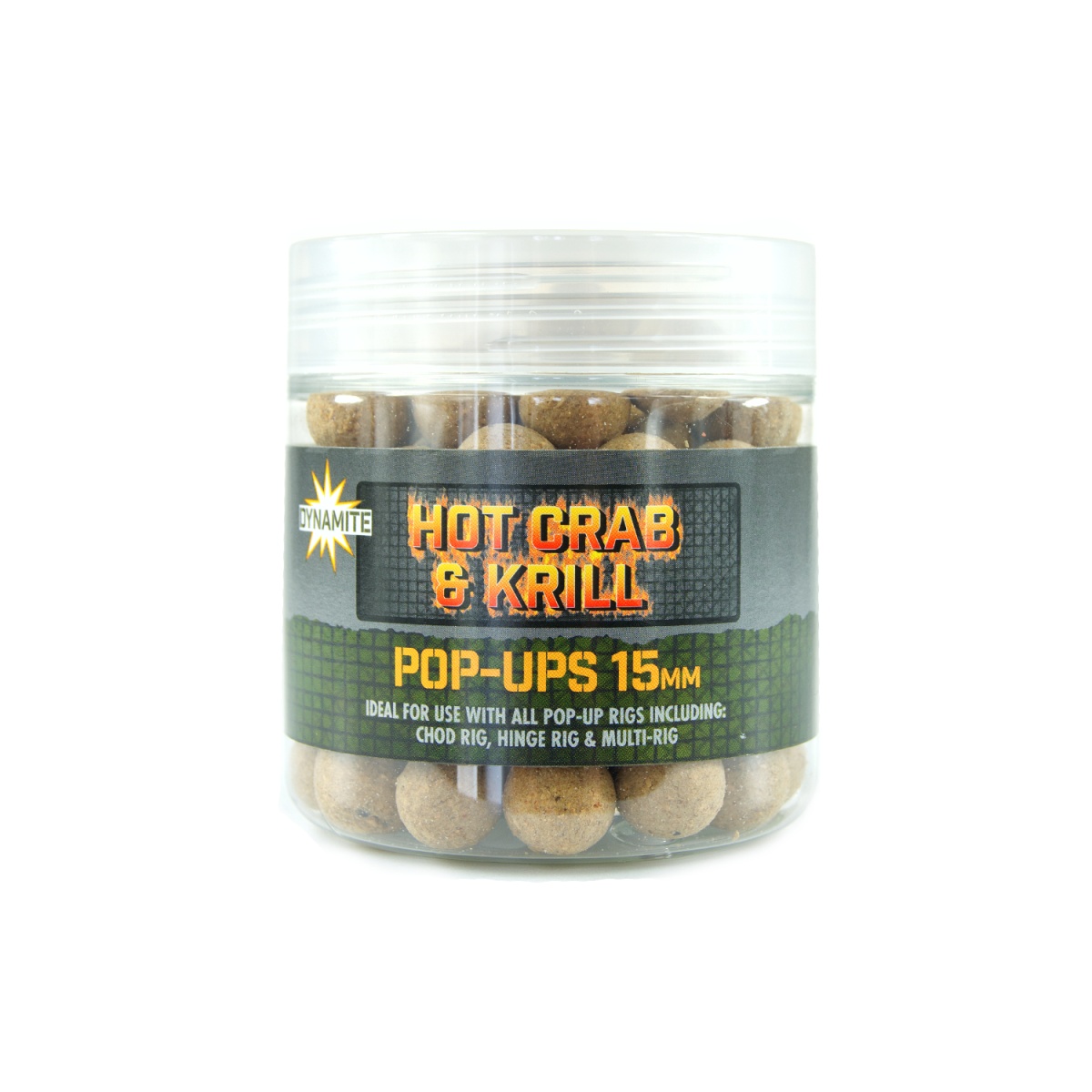 DynamiteBaits Hot Crab & Krill Pop-Uprozmiar 15mm - MPN: DY1647 - EAN: 5031745226689