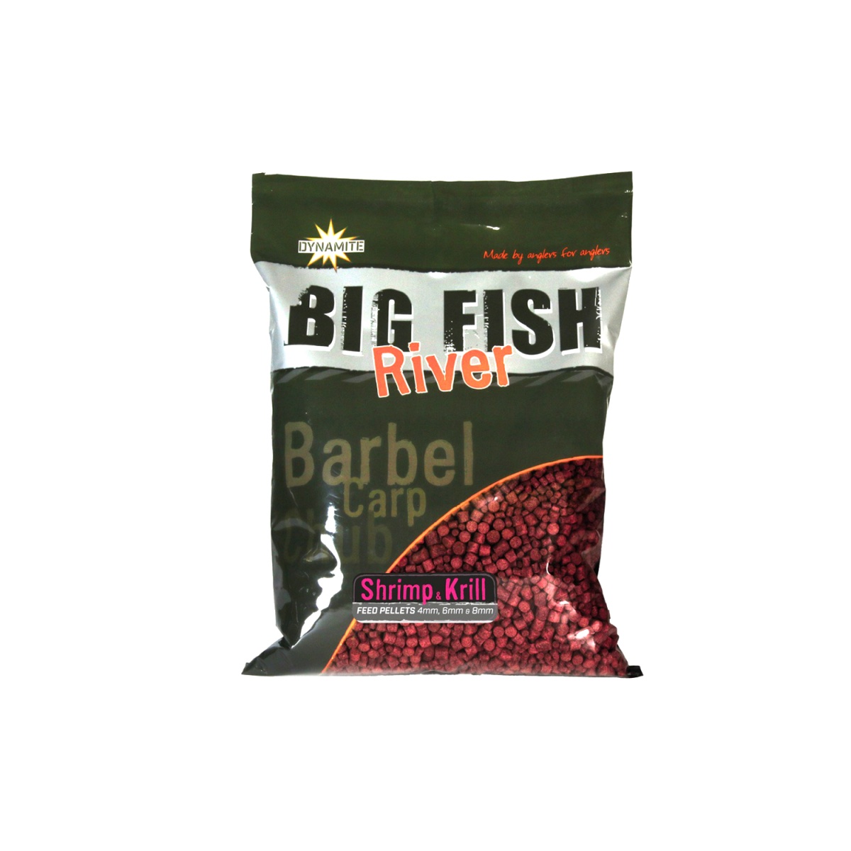 Dynamite Baits BIG FISH River Shrimp&Krill Pelletopakowanie 1.8kg - MPN: DY1366 - EAN: 5031745222117