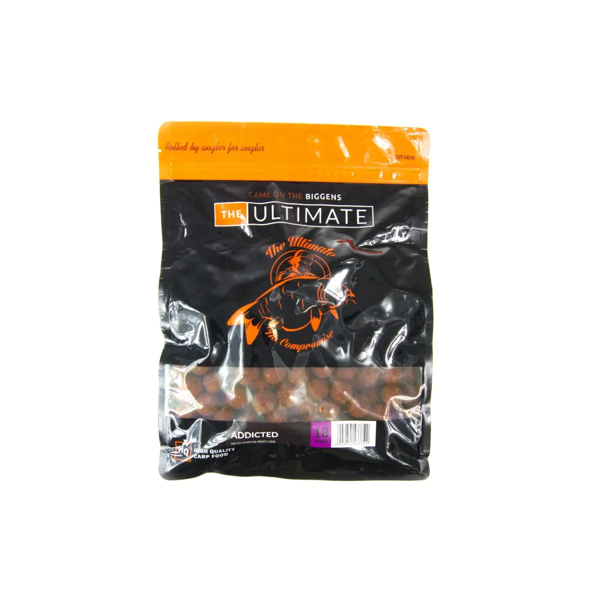 UltimateProducts Top Range Addicted Boiliesmărimea 18mm / 1kg - EAN: 5903855433342