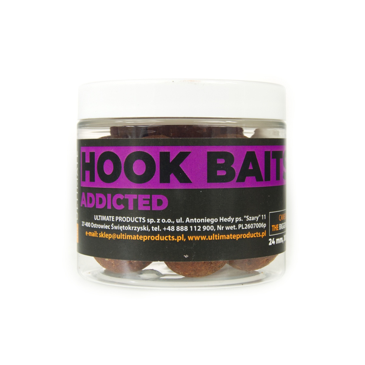 UltimateProducts Addicted Hookbaitsrozmiar 24 mm - EAN: 5903855433458