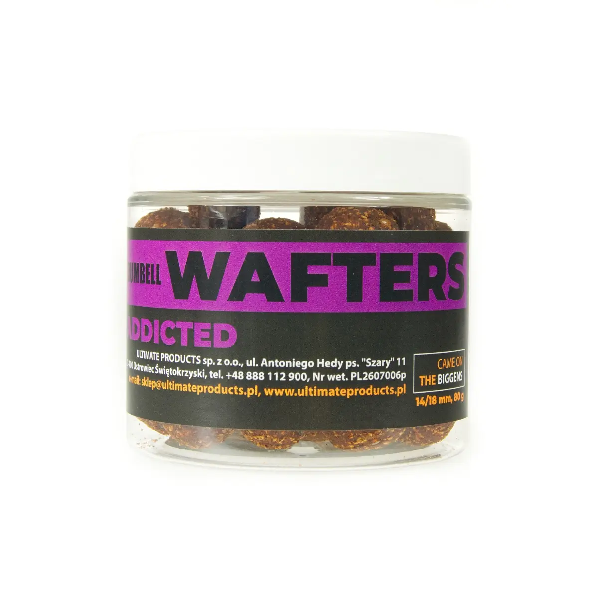 UltimateProducts Addicted Waftersmărimea gantera 14/18mm - EAN: 5903855433502