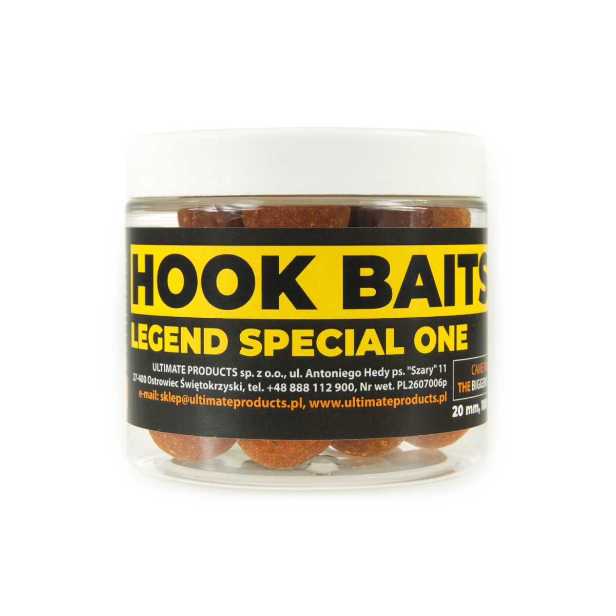UltimateProducts Juicy Series Legend Special One Hookbaits rozmiar 20 mm - EAN: 5903855433601
