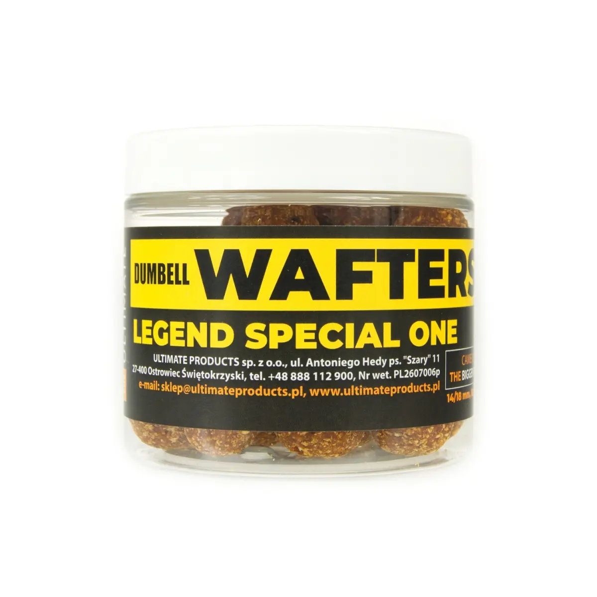 UltimateProducts Juicy Series Legend Special One Waftersmărimea gantera 14/18mm - EAN: 5903855433625