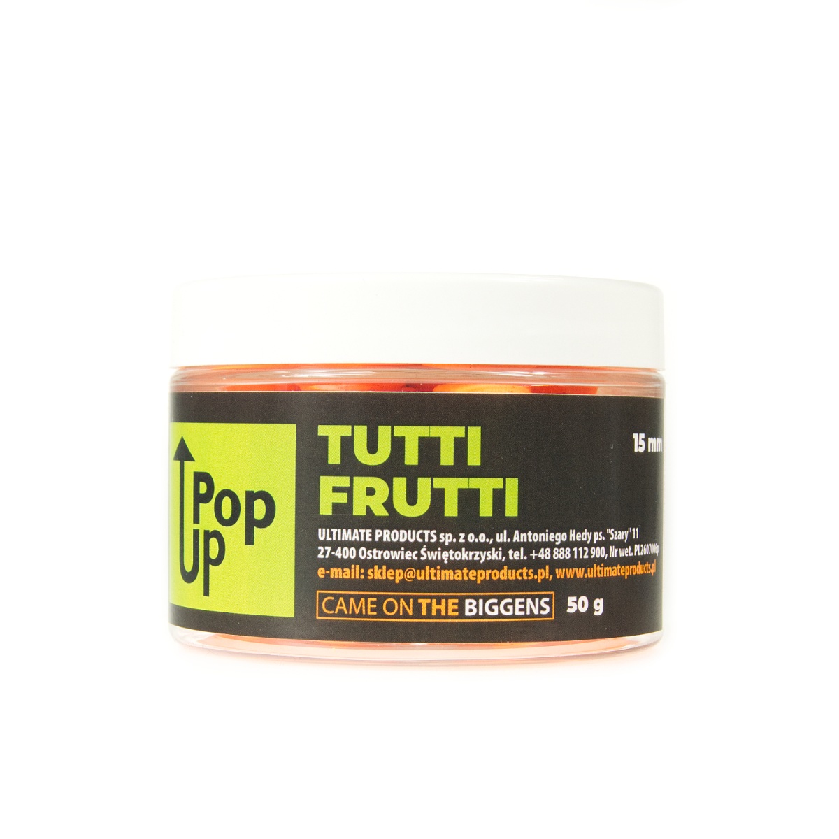 UltimateProducts Juicy Series Tutti Frutti Pop-Upsrozmiar 15 mm - EAN: 5903855433700