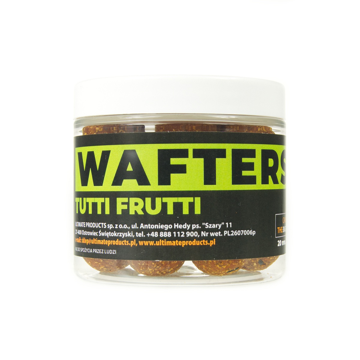 UltimateProducts Juicy Series Tutti Frutti Waftersrozmiar 20 mm - EAN: 5903855433724